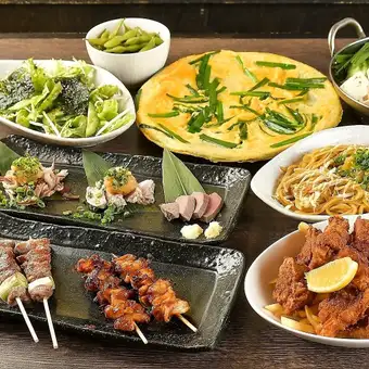 【90分飲み放題付】筑梅(ちくうめ)コース　4000円（税込）　全9品