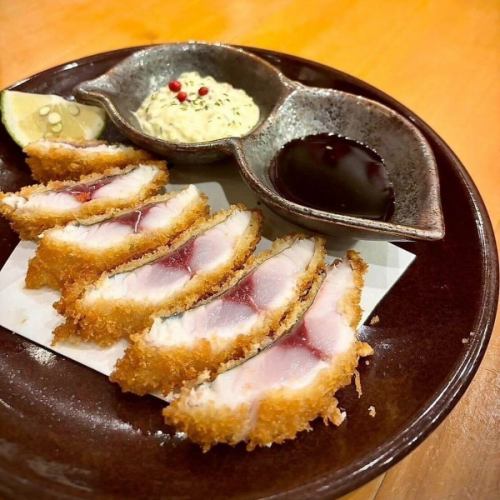 当店人気の肉厚レアアジフライ!