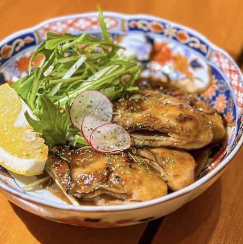 カキのバター醤油焼き