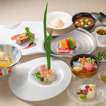 日西合璧的懷石套餐<日本主廚與西洋主廚的合作>