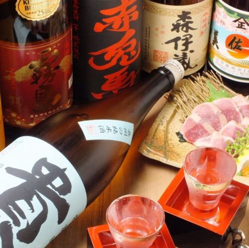【好評】焼酎・日本酒の種類が豊富