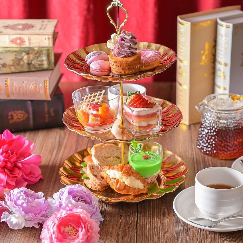 ☆ Afternoon tea set by reservation only ☆ For girls' association for 3500 yen ◎