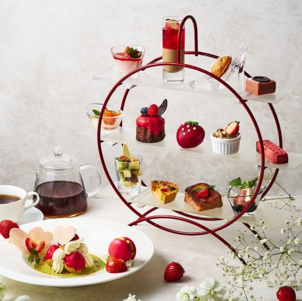 토스트 스파클링 포함 Afternoon Tea Set The Very Berry ~딸기 한때