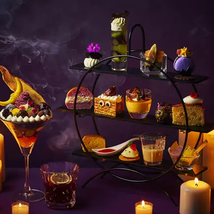 Halloween Moon Night Afternoon Tea