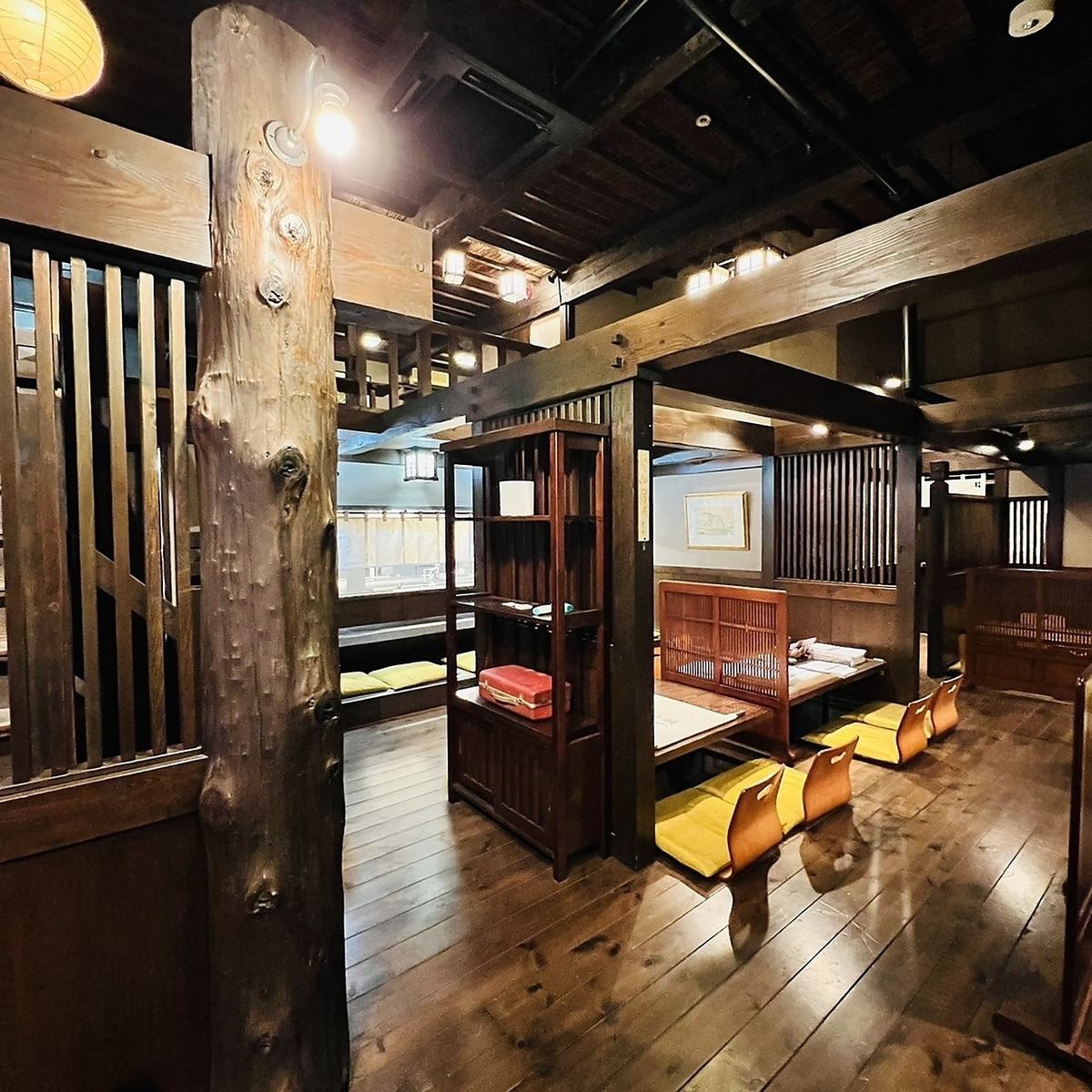 店内は古民家風の落ち着いたお洒落な雰囲気となっております！