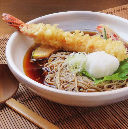 大海老天おろしそば