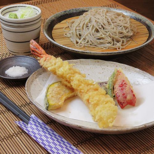 大海老天と二八そば