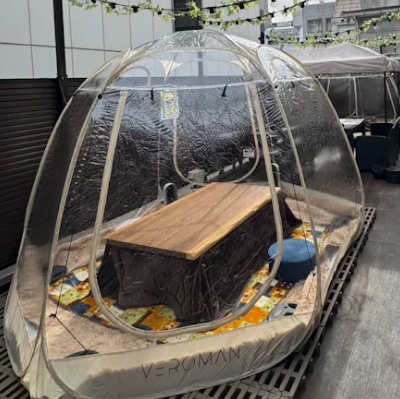 11月からは冬仕様にリニューアル！あったかドームで心も体もポッカポカ！！冬限定の鍋やBBQを楽しめる特別空間で最高の思い出を作りましょう！