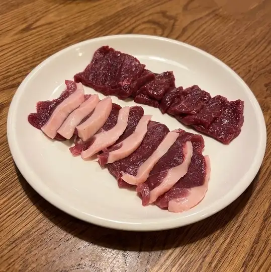【一番人気・前日予約限定】猪鹿合盛り焼きしゃぶコース 全7品 8000円 猪と鹿の食べ比べ贅沢鍋