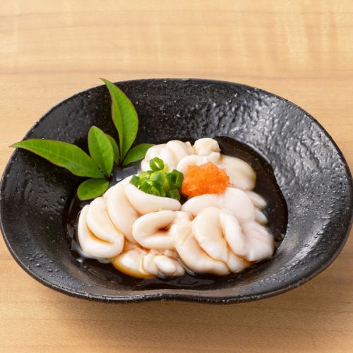 Cod milt with ponzu sauce or tempura sauce