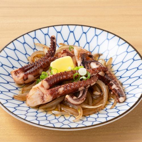 [Seafood Dish] Squid Tentacles with Butter and Soy Sauce
