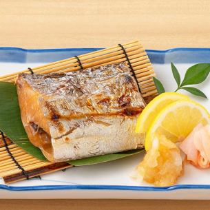 Grilled hairtail fish with yuzu sauce