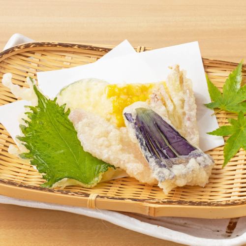 Summer vegetable tempura