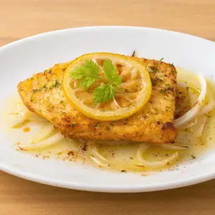 【魚介料理】メカジキ バター醤油焼き