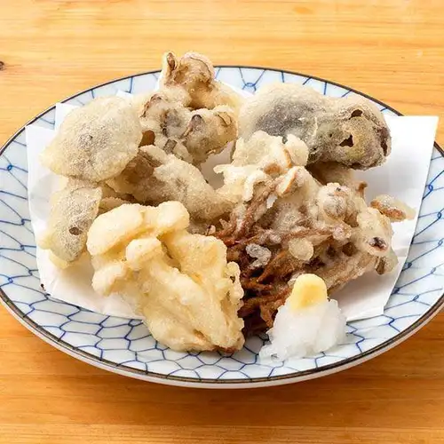 Assorted mushroom tempura