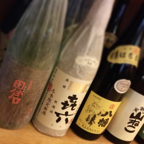 常時40種類以上の焼酎を取り揃えております