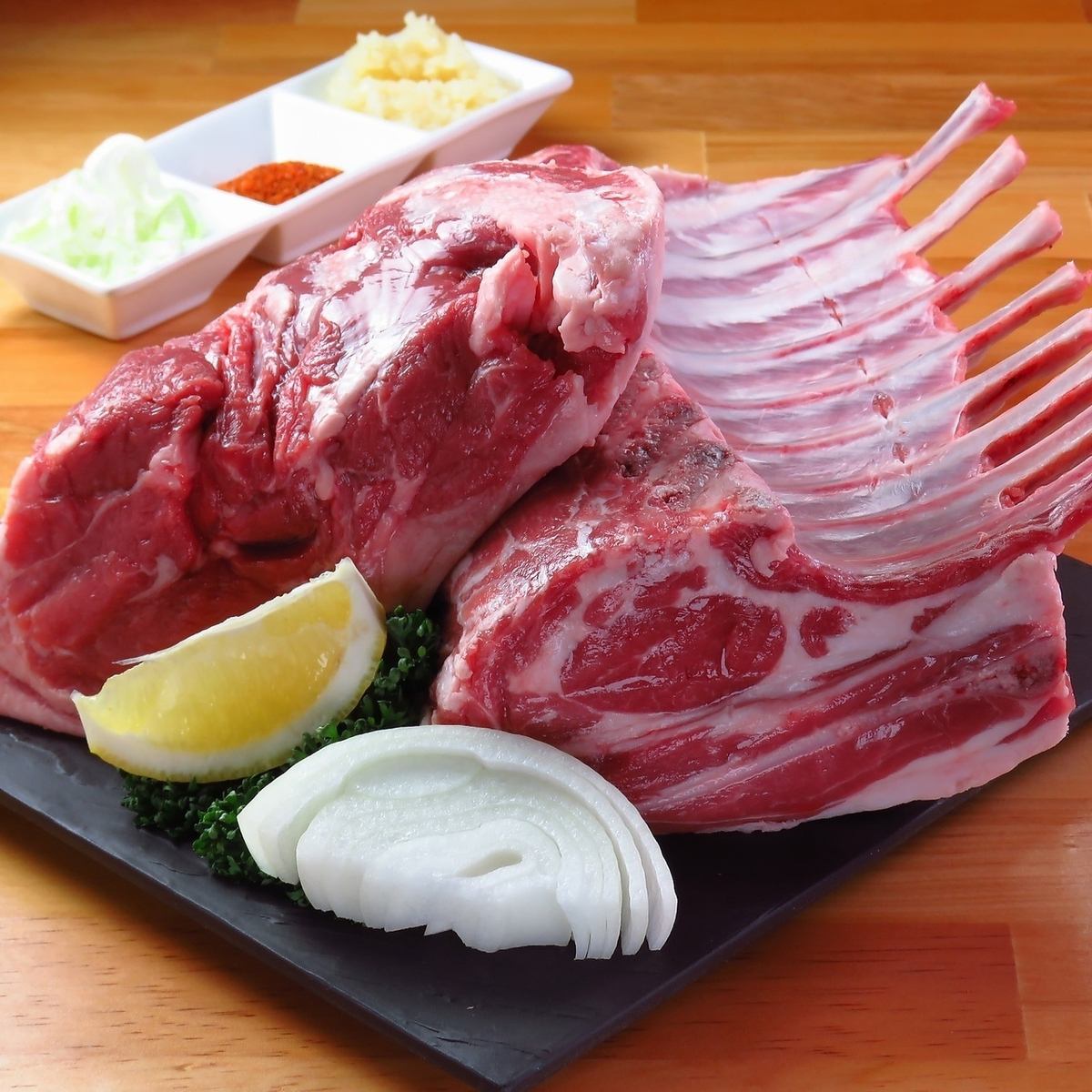 ガッツリ食べ応えのあるお肉！