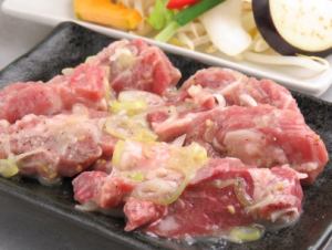 ラム肉のねぎ塩焼き