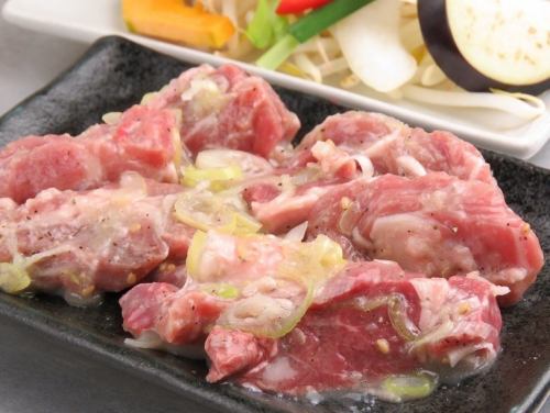 ラム肉のねぎ塩焼き
