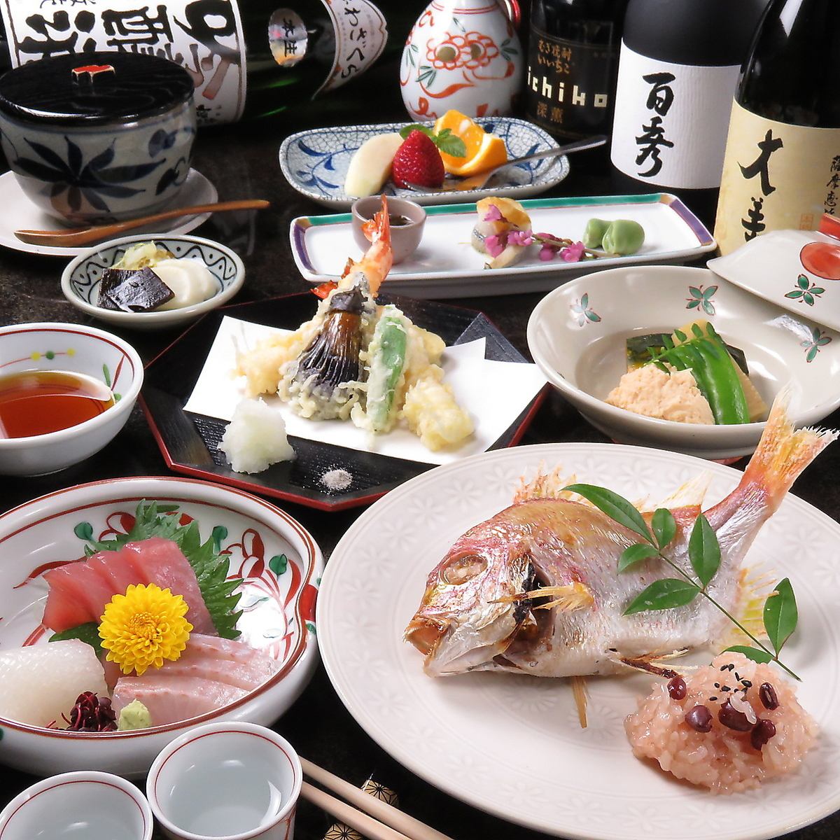 Zosui specialty store & seasonal kaiseki restaurant.Come and have a banquet / date in various completely private rooms according to the number of people!