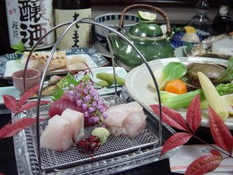 Seasonal Kaiseki cuisine ☆ [Full course, perfect for entertaining] 11 dishes in total ≪Umegae course≫ 9,350 yen (tax included)