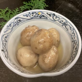 Simmered new potatoes