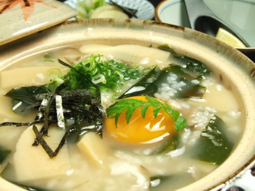 Oyster rice porridge