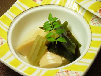 ≪春の風物詩≫たけのこ・春野菜&国産うなぎ会席 料理8品8800円(税込)+2200円で90分飲み放題付