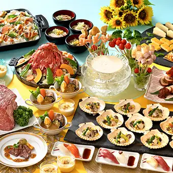 土日祝日　　7・8・9月ランチブッフェ　　Hokkaido　Breeze　～北の大地から届く夏の恵み～