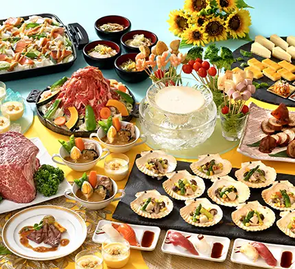 土日祝日　　7・8・9月ランチブッフェ　　Hokkaido　Breeze　～北の大地から届く夏の恵み～