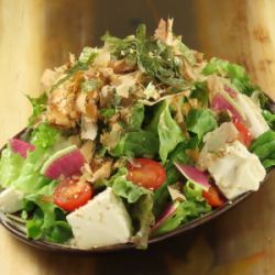 ダイナマイトとうふサラダ