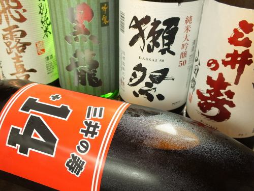 A collection of sake from all over Japan!