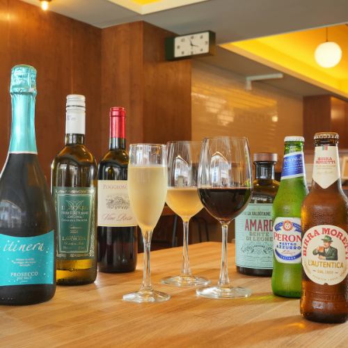 ≪こだわりのワイン≫料理に合わせたワインをご用意◎
