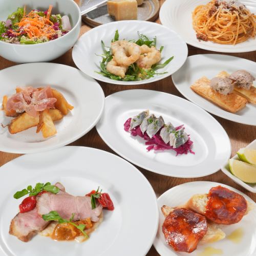 ≪ワインも飲み放題の大満足なプラン！≫TAAACコース6000円(税込)