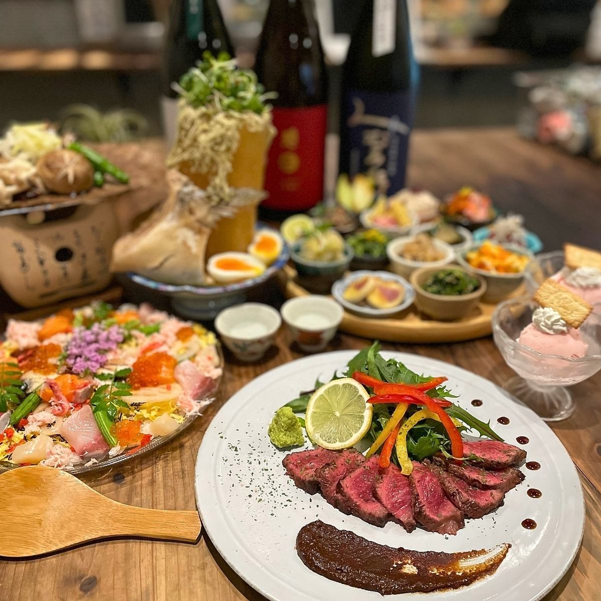 お得なクーポン有◇日～木のコース予約で飲み放題を3時間に延長