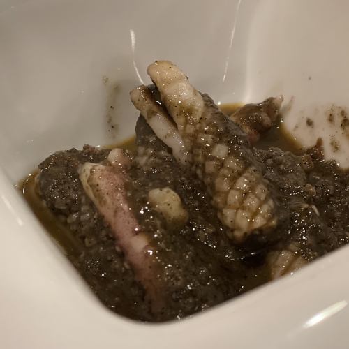 青森産するめいかのスミ煮