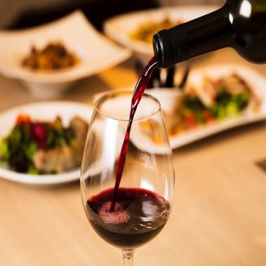 Vino e Cucina [Course with all-you-can-drink wine *Cheers drink includes 1 glass of premium malts per person]