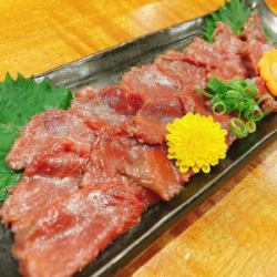 Horse sashimi lean