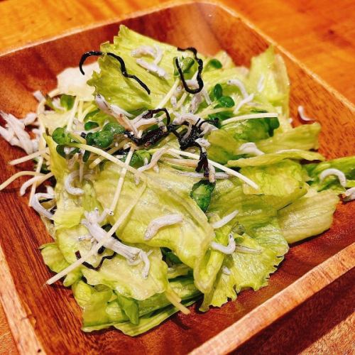 Whitebait salad from Mikawa Bay