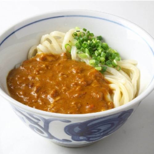 Dry curry udon