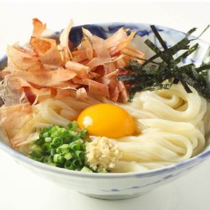 冷玉生醤油うどん