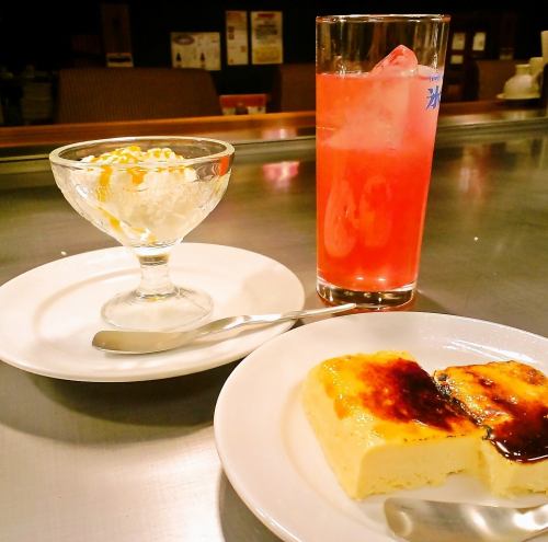 Dessert is also available ♪