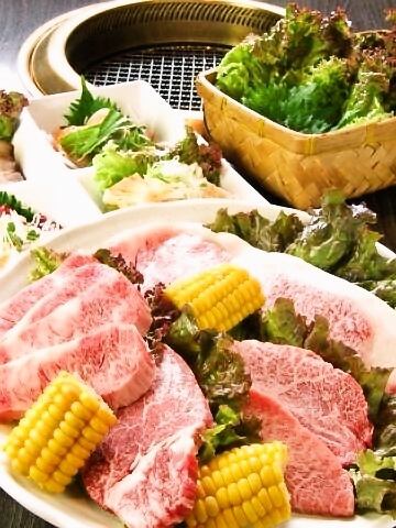 【120分飲み放題付！】桜焼肉＆魚&鍋コース　全6品