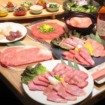 【生ビール◎飲み放題付】希少部位を堪能!特選コース☆全14品おひとり様6,600円(税込)