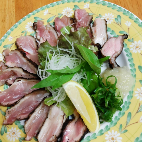 Outstanding freshness! Tataki and sashimi of freshly pulled chicken