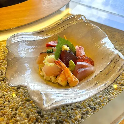 Seafood rice bowl set