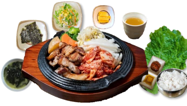 Fried Samgyeopsal Set Meal