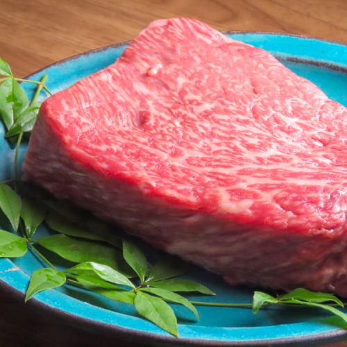Seared Tochigi Wagyu A5 rank thigh