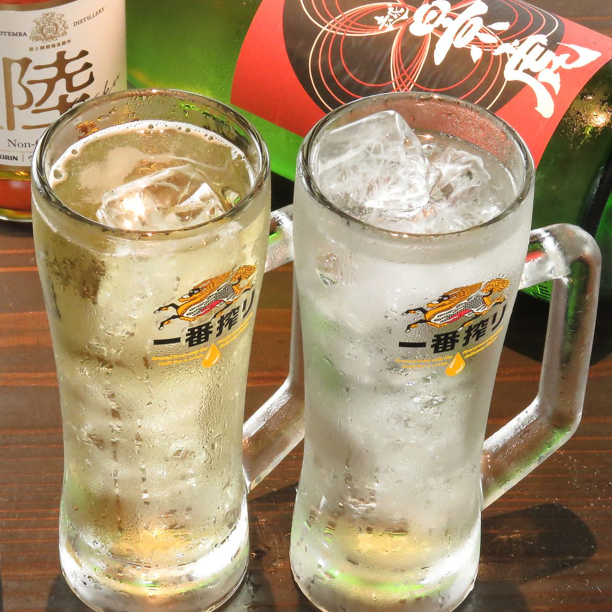 我們也提供無限暢飲的選擇。每天喝♪