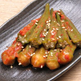 Okra kimchi